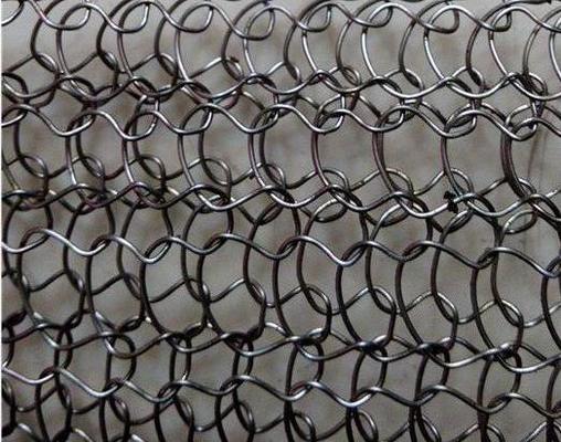 Compressed Knitted Stainless Steel Wire Mesh Panels Exhaust System Mounting Supports