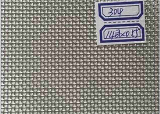 304 अपराध स्टेनलेस स्टील सुरक्षा स्क्रीन मेष सुपर कठोरता