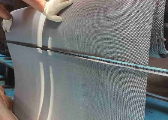 सुरक्षा संरक्षण धातु वायर मेश स्क्रीन चोरी प्रूफ एल्यूमिनियम प्रोफाइल सादा बुनाई