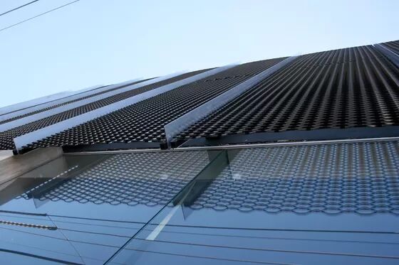 एल्यूमिनियम विस्तारित धातु स्क्रीन जाल पर्दा दीवार जस्ती भवन डिजाइन सामग्री