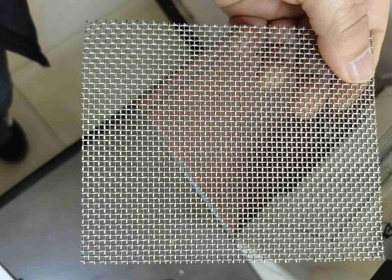 टवील बुनाई 316 स्टेनलेस स्टील मेष स्क्रीन निस्पंदन