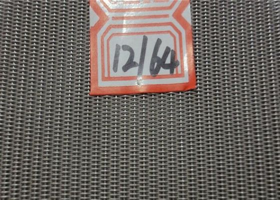 0.56mmx0.40mm स्टेनलेस स्टील डच वायर मेष 12x64 मेष
