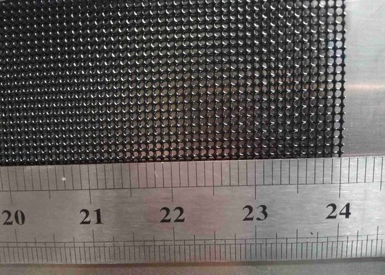 SS316L स्टेनलेस स्टील सुरक्षा स्क्रीन मेष पाउडर लेपित 18 Meshx0.17mm