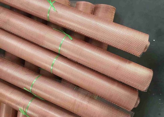 0.5 से 5.0 मिमी कॉपर विस्तारित धातु जाल विरोधी जंग