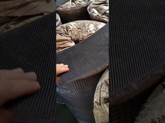 भारी शुल्क सुरक्षा स्क्रीन जाल 750 मिमी अधिकतम शक्ति / स्थायित्व काला स्टील जाल