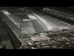 लंबाई 10 से 50 मीटर फ्लैट वायर मेष कन्वेयर बेल्ट खुला क्षेत्र 67.5%-86% व्यास 0.9 मिमी-2.35 मिमी