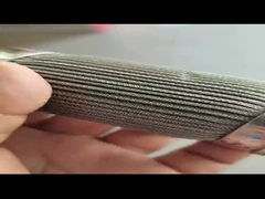 भारी शुल्क तेल गैस निस्पंदन के लिए संक्षारण प्रतिरोधी सटीक एपर्चर वायर मेष फिल्टर